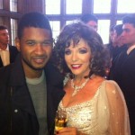 Usher & Joan Collins