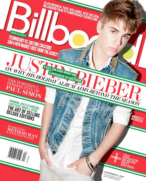 Justin Bieber Billboard magazine cover