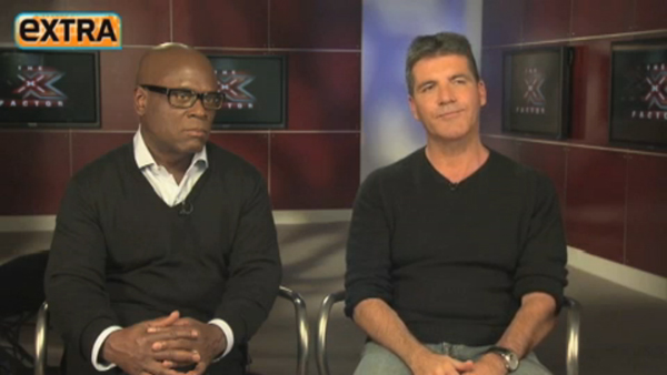 LA Reid and Simon Cowell