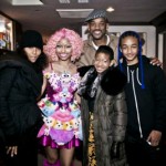 Nicki Minaj, Willow Smith, Will Smith and Jaden Smith