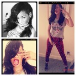 Rihanna black hair TheLavaLizard