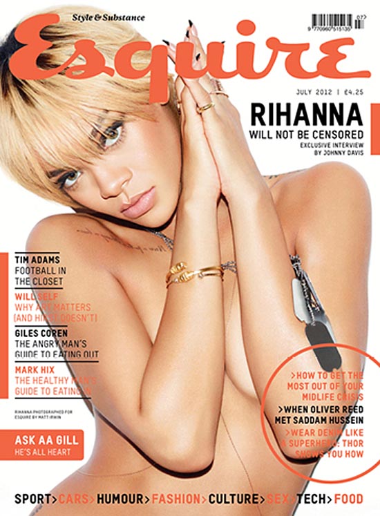 Rihanna Esquire TheLavaLizard