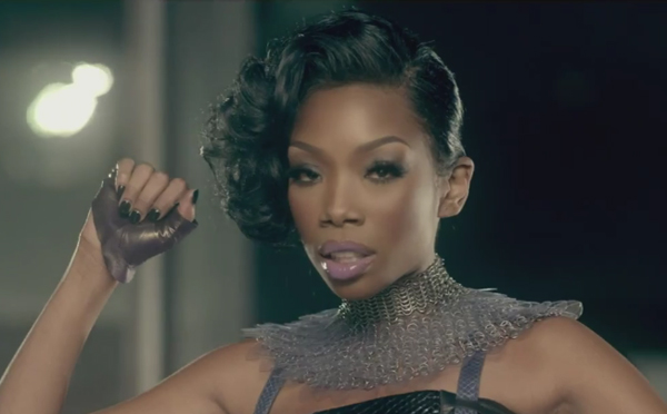 Brandy stars in her 'It All Belongs To Me' video.