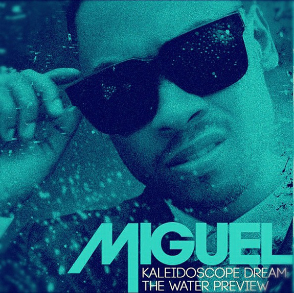 The cover of Miguel’s ‘Kaleidoscope Dream: Water Preview’ EP.