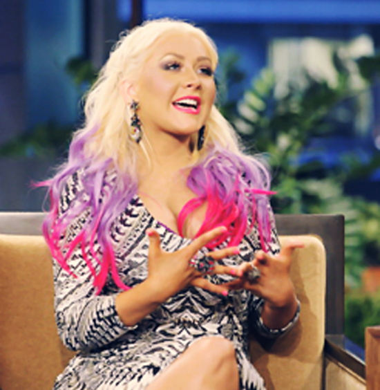 Christina Aguilera Jay Leno TheLavaLizard