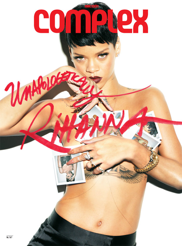 Hot Pics: Oh Look, Rihanna is Half Naked again in Complex Magazine